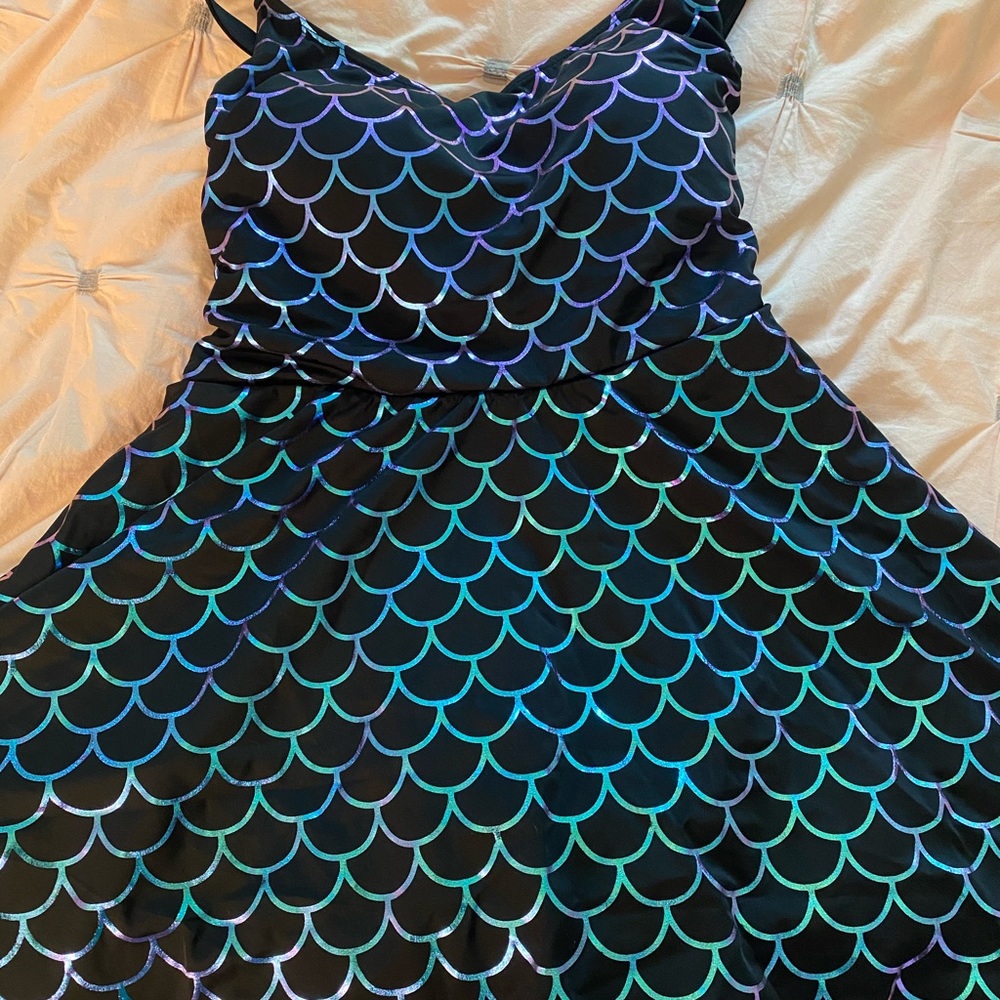Torrid Mermaid Swimdress - size 1